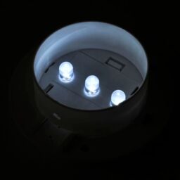 Berkfield Home Outdoor Solar Lamp Set 6 pcs Fence Light Gutter Light White - thumbnail 6