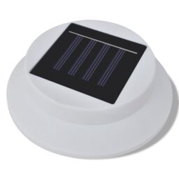 Berkfield Home Outdoor Solar Lamp Set 6 pcs Fence Light Gutter Light White - thumbnail 5