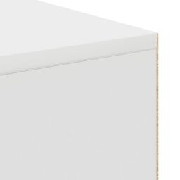 Berkfield Home Writing Desk White Engineered wood Medium Storage Writing Desk - thumbnail 7