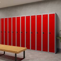 Phoenix Safe Company Personal locker in Red with Combination Lock, PL1133GRC - Size: 180 cm x 100 cm - thumbnail 6