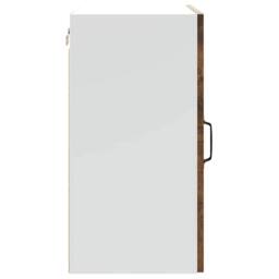 Berkfield Home Kitchen Wall Cabinet Kalmar Smoked Oak Engineered Wood in Brown - thumbnail 7