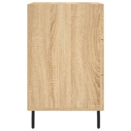 Berkfield Home Bedside Cabinet Sonoma Oak 40x40x66 cm Engineered Wood in Brown - Size: 40 x 40 x 66 cm - thumbnail 6