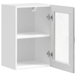 Berkfield Home Kitchen Wall Cabinet with Glass Door¬†Porto Concrete Grey - thumbnail 7