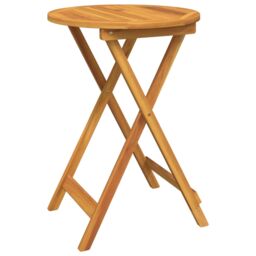 Berkfield Home 3-Piece Garden Bistro Set in Solid Acacia Wood in Brown - thumbnail 6