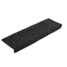 Berkfield Home Stair Mats 5 pcs Grey 65x21x4 cm Needle Punch - Size: Medium - thumbnail 3