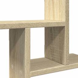 Berkfield Home Durable Wall Shelves 2 pcs Sonoma Oak 38x12x38 cm Engineered Wood in Light Tan - Size: 38 x 12 x 38 cm - thumbnail 8