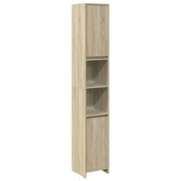 Berkfield Home Practical 4 Piece Bathroom Furniture Set Sonoma Oak Engineered Wood in Light Tan - thumbnail 8