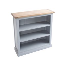 Cabinet Bits Bookcase with plinth 90x90x30cm in Grey - Size: 90 x 90 x 30 cm - thumbnail 3