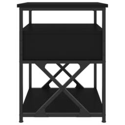 Berkfield Home Bedside Cabinets 2 pcs Black 40x42x55 cm Engineered Wood - Size: 40 x 42 x 55 cm - thumbnail 8