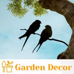 Marco Paul Bird Silhouette Shooting Target Tree Hanging Airgun Practice Metal Garden in Black - thumbnail 3