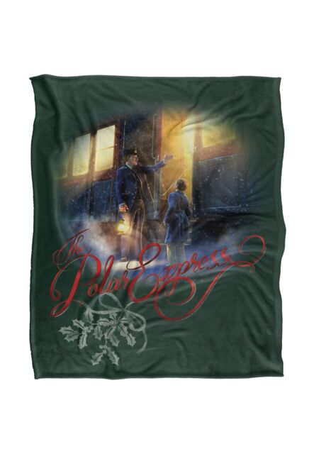 Warner Brothers Polar Express Silky Touch Super Soft Throw Blanket 152x127cm in White - Size: 152x127 cm - image 1