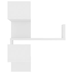 Berkfield Home Wall Corner Shelf 2 pcs White 40x40x50 cm Engineered Wood - Size: 40 x 40 x 50 cm - thumbnail 6