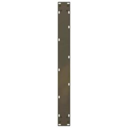 Berkfield Home Coffee Table Legs U-Shaped 2 pcs Natural Steel 90x(72-73) cm Steel in Brown - thumbnail 7