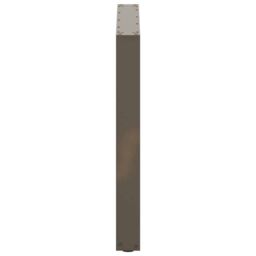 Berkfield Home Coffee Table Legs U-Shaped 2 pcs Natural Steel 90x(72-73) cm Steel in Brown - thumbnail 6