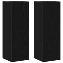 Berkfield Home 12 Piece TV Cabinet Set Wall-mounted Black Oak Engineered Wood - thumbnail 7
