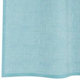 Berkfield Home Voile Curtains with Loops 2 pcs Turquoise 140x140 cm - thumbnail 6