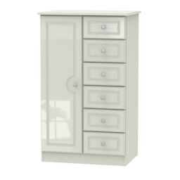 Ready Assembled 2 U Stratford 1 Door 5 Drawer Childrens Wardrobe (Ready Assembled) in Taupe - thumbnail 7