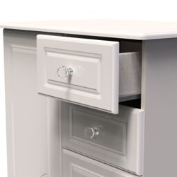 Ready Assembled 2 U Stratford 1 Door 5 Drawer Childrens Wardrobe (Ready Assembled) in Taupe - thumbnail 6