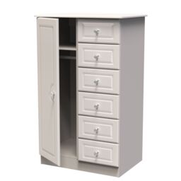 Ready Assembled 2 U Stratford 1 Door 5 Drawer Childrens Wardrobe (Ready Assembled) in Taupe - thumbnail 5