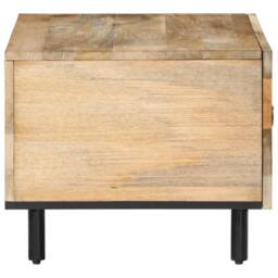 Berkfield Home Coffee Table 80x50x40 cm Solid Wood Mango in Brown - Size: 80 x 50 x 40 cm - thumbnail 6