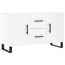 Berkfield Home Sideboard White 100x36x60 cm Engineered Wood - Size: 100 x 36 x 60 cm - thumbnail 1