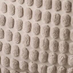 OHS 2 Pack Bobble Filled Cushion Covers Home Decor Set in Natural - Size: 45 cm x 45 cm - thumbnail 4