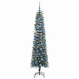 Berkfield Home Elegant Artificial Christmas Tree with Stand Green 50.5 x 50.5 x - thumbnail 1