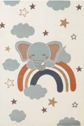 THE RUGS Adventures Kids Rug Dreamy Jumbo Cream Multicolour Kids Bedroom Rug - Size: 160 cm x 235 cm - thumbnail 1
