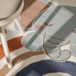 THE RUGS Adventures Kids Rug Dreamy Jumbo Cream Multicolour Kids Bedroom Rug - Size: 160 cm x 235 cm - thumbnail 8