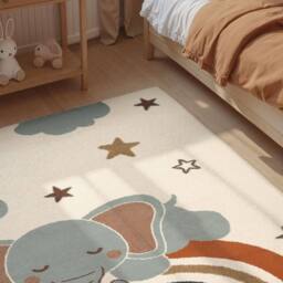 THE RUGS Adventures Kids Rug Dreamy Jumbo Cream Multicolour Kids Bedroom Rug - Size: 160 cm x 235 cm - thumbnail 2