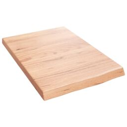 Berkfield Home Wall Shelf Light Brown 40x60x(2-4) cm Treated Solid Wood Oak