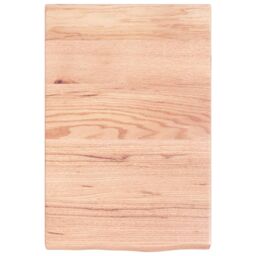 Berkfield Home Wall Shelf Light Brown 40x60x(2-4) cm Treated Solid Wood Oak - thumbnail 2