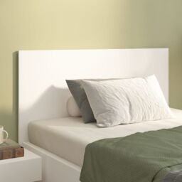 Berkfield Home Bed Headboard White 120x1.5x80 cm Engineered Wood - thumbnail 1