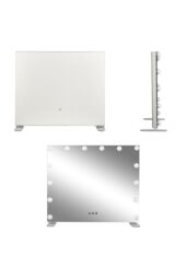 Living and Home Large Hollywood Makeup Mirror with LED Bulbs 3 Color Lighting Modes Vanity Mirror in Natural - thumbnail 4