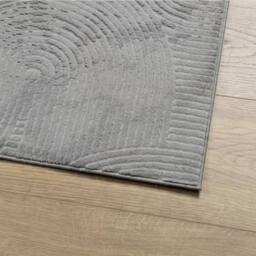 Berkfield Home Rug IZA Short Pile Scandinavian Look Grey 160x230 cm - Size: Medium - thumbnail 4