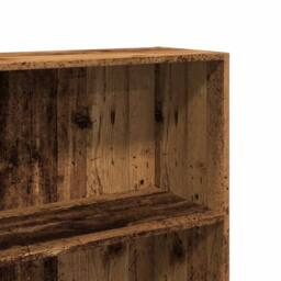 Berkfield Home Decorative Bookcase Old Wood 60x30x189 cm Engineered Wood in Brown - Size: 60 x 30 x 189 cm - thumbnail 6