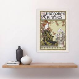 "Artery8 Louis Rhead Lundborgs Art Nouveau Vintage Advert Wall Art Print in Green - Size: W12"" x H16""" - thumbnail 4