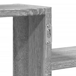 Berkfield Home Wall Shelf Grey Sonoma 104x15x49 cm Engineered Wood - Size: 104 x 15 x 49 cm - thumbnail 9