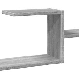 Berkfield Home Wall Shelf Grey Sonoma 104x15x49 cm Engineered Wood - Size: 104 x 15 x 49 cm - thumbnail 8