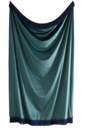 Laurence Llewelyn-Bowen 'Cotswold Fantasia' Soft Touch Floral Print Velvet Throw in Gold - Size: 130 cm x 180 cm - thumbnail 3