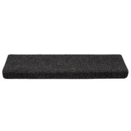 Berkfield Home Stair Mats 5 pcs Black 65x21x4 cm Needle Punch - Size: Medium - thumbnail 4