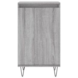 Berkfield Home Sideboards 2 pcs Grey Sonoma 40x35x70 cm Engineered Wood in Brown - Size: 40 x 35 x 70 cm - thumbnail 6