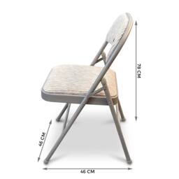 EONLION New Chair Fabric Padded Office Backrest in Grey - Size: 100 cm - thumbnail 2