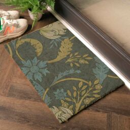 Artsy Mats William Morris Blue Doormat (60 x 40cm) in Brown - Size: 40 cm x 60 cm - thumbnail 2