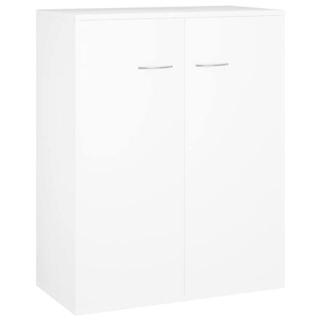 Berkfield Home Sideboard White 60x30x75 cm Engineered Wood - Size: 60 x 30 x 75 cm - image 1