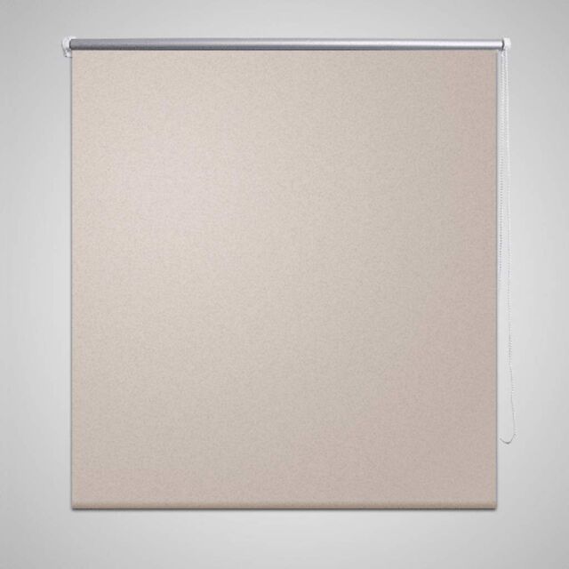 Berkfield Home Roller Blind Blackout 160 x 230 cm Beige - image 1