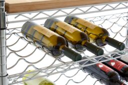Orsina Spacious 5 Tier Wine Rack, Durable Wine Rack For Kitchen, Chrome Frame Wine Rack, Functional Wine Cabinet in Silver - thumbnail 5