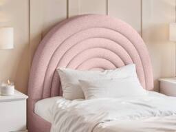 Flair Ava Boucle Single Bed in Pink - thumbnail 3
