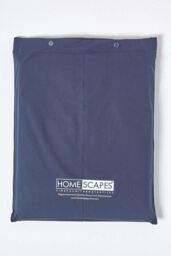 Homescapes Egyptian Cotton Deep Fitted Sheet 18 inch 200 Thread Count in Navy - Size: Super King Fitted - thumbnail 5