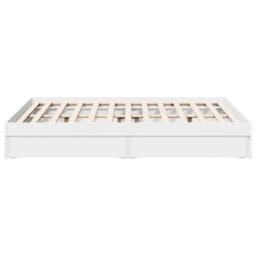 Berkfield Home Bed Frame with Drawers without Mattress White 120x200 cm - Size: Small Double - thumbnail 5